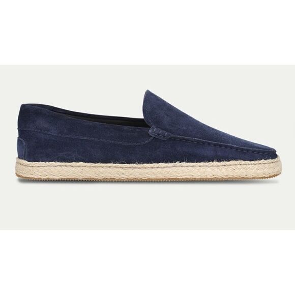 Aurélien Navy Blue Suede Seaside Loafers Size 42 // Exellent main image 6